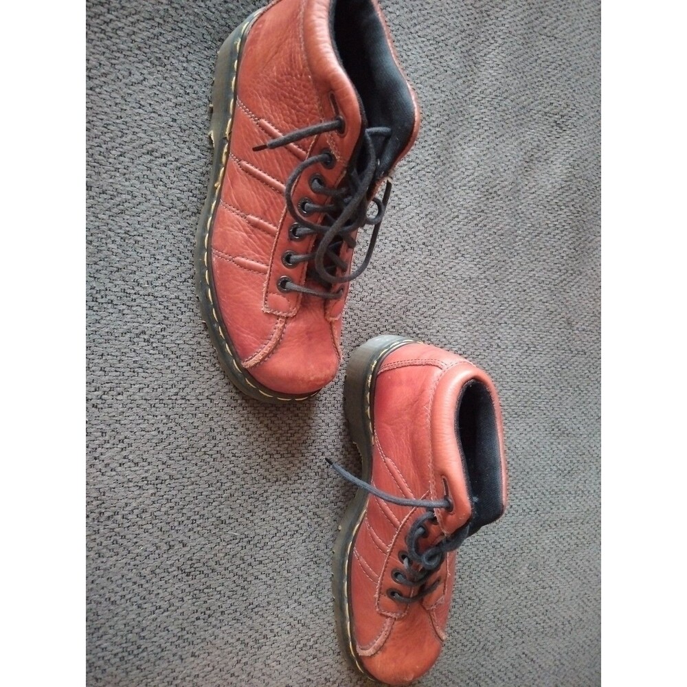 Dr Martens Chukka Boots 9763 Doc England Made DM Chunky Rugged Burgundy Size 7